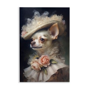 Stupell Industries Classic Fashion Chihuahua Wall Plaque Art - 1 of 4
