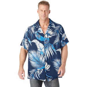 KingSize KS Island Printed Rayon Short-Sleeve Shirt - 1 of 4