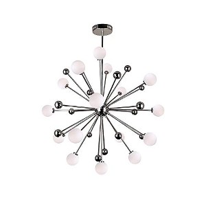 CWI Lighting Element 17 Light Chandelier With Polished Nickel Finish - 1 of 4