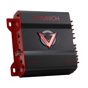 Crunch 2125W 2 Channel Subwoofer Car Audio Amplifier with Adjustable Crossovers, Bass Knob & Remote, LED VU-Meter, QTD Cooling and PWM Power Supply - 1 of 4