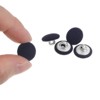 Unique Bargains Suit Dress Blouse Aluminum Fabric Cloth Covered Sewing Buttons 30 Pcs - 4 of 4
