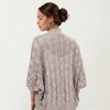 Anna-Kaci Women's Open Knit Shrug Cardigan with Delicate Textured Pattern and Lightweight Drape for Everyday Tops - 4 of 4