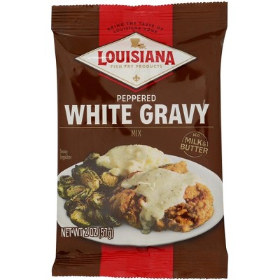 Louisiana Fish Fry Products White Gravy Mix - 12 pack, 2 oz