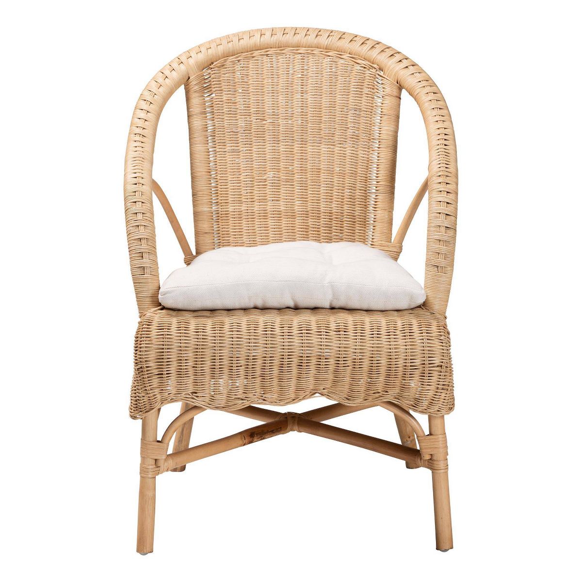 bali & pari Reinu Rattan Dining Chair Natural - thumbnail 9