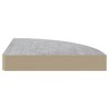 vidaXL Wall Corner Shelves 4 pcs Concrete Gray 13.7"x13.7"x1.4" MDF - 2 of 4