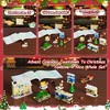 Aoibox Advent Calendar 2025 Set 24 Piece Christmas Holiday Countdown Kit for Kids Ages 6 Up Includes Houses RV Car Sleigh Festive Decor - 3 of 4