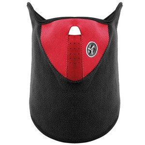 iMountek"Breathable Half Face Mask, Windproof & Dustproof Neck Warmer for Bike, Motorcycle, Racing"Red - 1 of 4
