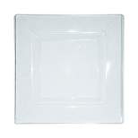 Smarty Had A Party 6.5" Clear Square Plastic Cake Plates (120 Plates)