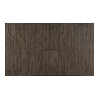 Smoky Alabaster and Honey Extendable Rectangular Dining Table