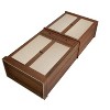 Chery Life 4-Door Decorative Storage Cabinets with 1 Drawer and 4 Adjustable Inner Shelves, Beige - 3 of 4