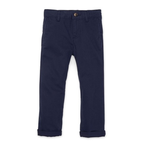 Organic Twill Pants - Navy Blue
