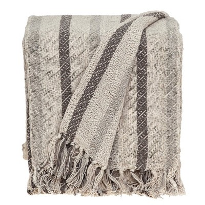 Parkland Collection,Robby Transitional Beige 52" X 67" Woven Handloom Throw