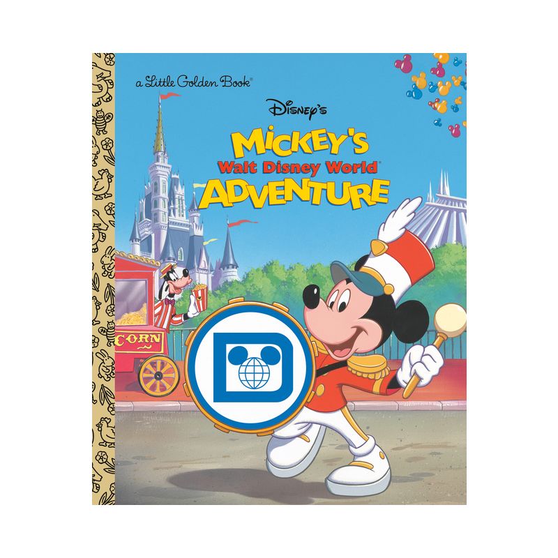 Mickey's Walt Disney World Adventure (Disney Classic) - (Little Golden Book) by  Cathy Hapka (Hardcover), 1 of 4