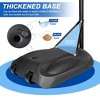 Portable Basketball Hoop System Stand With 32 Inch Backboard And Wheels 7.5ft - 9.2ft Adjustable Height - 3 of 4
