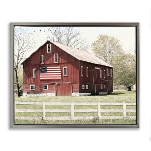 Stupell Industries Patriotic Barn Flag, 21" x 17" - 1 of 4