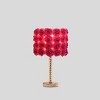 Vynxaria Red Roses in Bloom Acrylic/Metal Table Lamp - 2 of 4