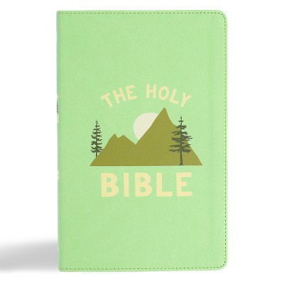 CSB Kids Bible, Anglicised Edition, Light Green Leathertouch - by  Csb Bibles by Holman (Leather Bound)