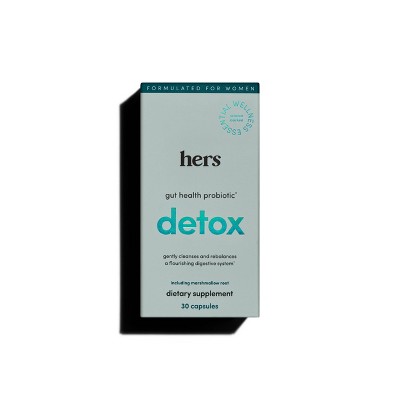 hers Detox Gut Health Probiotic - 30ct