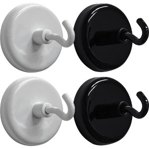 Teacher Created Resources® Black & White Magnetic Hooks, Pack of 4 - 1 of 4