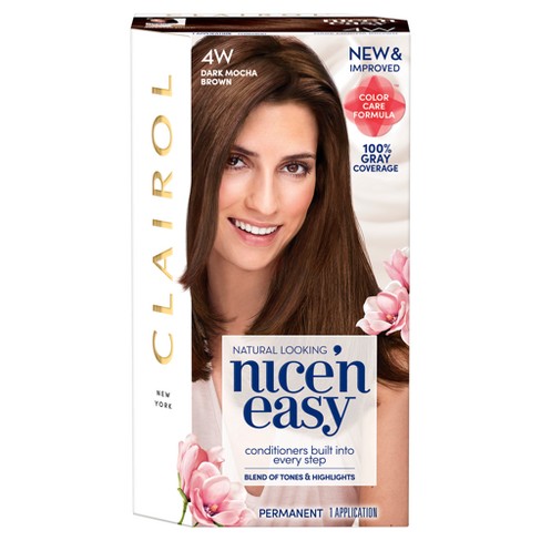 Clairol Nice N Easy Permanent Hair Color 4w Dark Mocha Brown 1