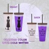 Silver Buffalo Wednesday "We Wear Black" Color-Changing Plastic Tumbler - 2 of 4