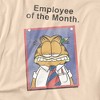 Garfield Employee Of The Month Adult T-Shirt Cream - 2 of 4