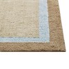 Contemporary Style Cotton Tufted Indoor Bath Rug, Color-Block Design Heavyweight Fabric Bath Rug for Year Round Use - 4 of 4