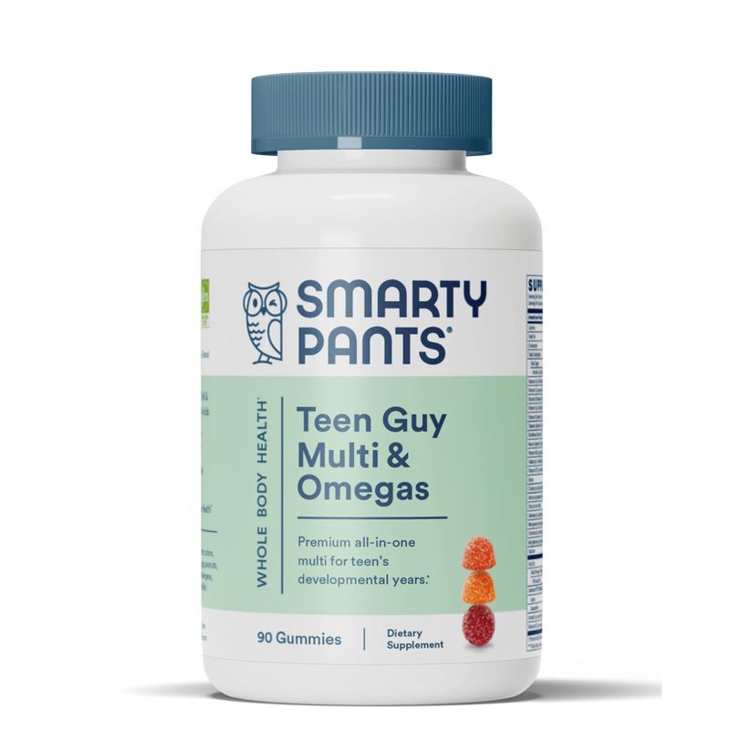 SmartyPants Teen Guy Multi &#38; Omega 3 Fish Oil Gummy Vitamins with D3, C &#38; B12 - 90 ct, 4 of 14