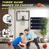 Skirfy Mini Basketball Hoop for Kids, LED Light-Up Net & Electronics Scoreboard, RC Indoor Basketball Hoop for Wall with 4 Balls - 4 of 4