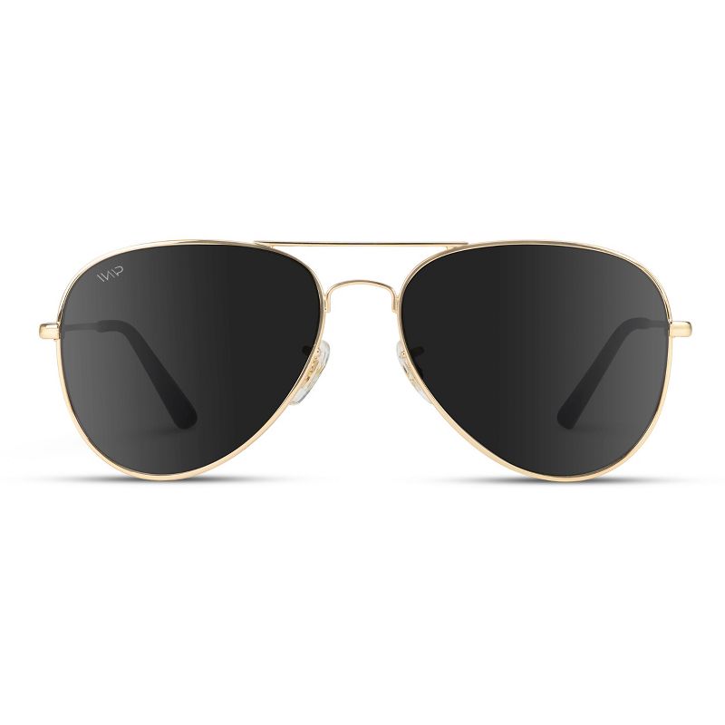 WMP Eyewear Classic Pilot Style Polarized Aviator Sunglasses, 1 of 4