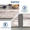 Area Rugs for Living Room Bedroom, Modern Abstract Machine Washable Rug, Low Pile Floor Carpet with Non Slip Backing - 4 of 4
