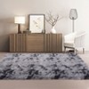 Large Shag Rug Living Room Bedroom Area Rug Non Slip Ultra Soft Modern Solid Color Nursery Throw Carpet Cozy Plush Fuzzy Tie-Dyed Rug - 2 of 4