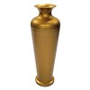 Uniquewise Decorative Modern Gold Metal Hammered Floor Flower Vase for Entryway, Living Room or Dining Room - 4 of 4