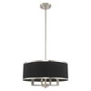 Livex Lighting Park Ridge 4 - Light Chandelier in  Brushed Nickel - 3 of 4
