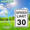 Unique Bargains Aluminum Weather Resistant Waterproof Rust Free Traffic Sign 1 Pc - 2 of 4