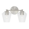 Capital Lighting Beau 2 - Light Vanity in  Brushed Nickel - 3 of 4