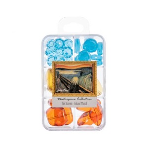 John Bead Masterpiece Collection Mixed Glass Bead Box The Scream by Edvard Munch 85g - 1 of 4