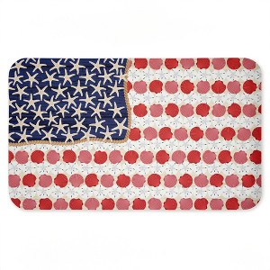 Stupell Industries Nautical Vibe Flag Printed Anti-Fatigue Floor Mat, design by Arrolynn Weiderhold, 30"x18" - 1 of 4