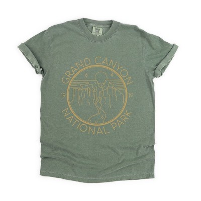 Simply Sage Market Women's Grand Canyon National Park Short Sleeve Garment Dyed Tee