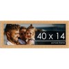 PosterPalooza | 40x14 Modern Bamboo Picture Frame, UV Acrylic, 5 Finishes - 2 of 4