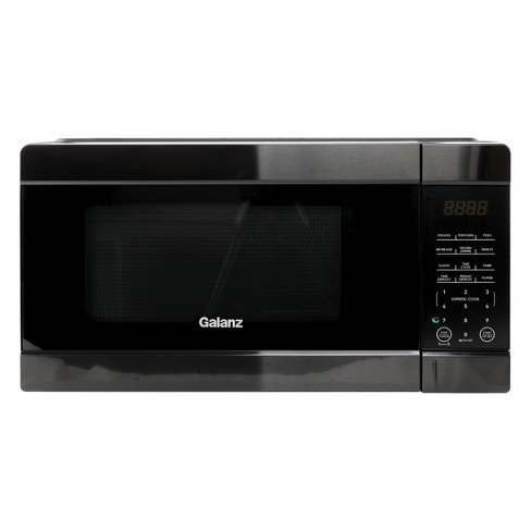 Galanz 1.1 Cu Ft 1000w Countertop Microwave Oven In Black With One