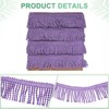 Unique Bargains Polyester Boho Durable Multipurpose Curtain Fringe Trim 2.4 Inch 1 Pc - 2 of 4