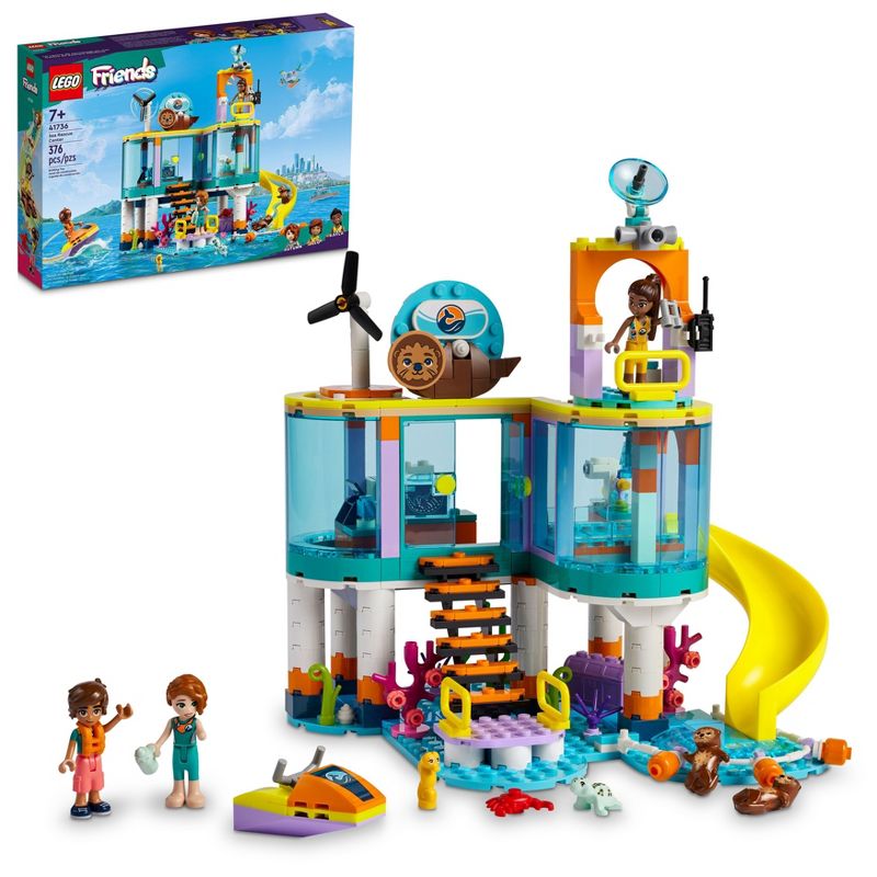 LEGO Friends Sea Rescue Center Pretend Vet Building Toy 41736, 1 of 8