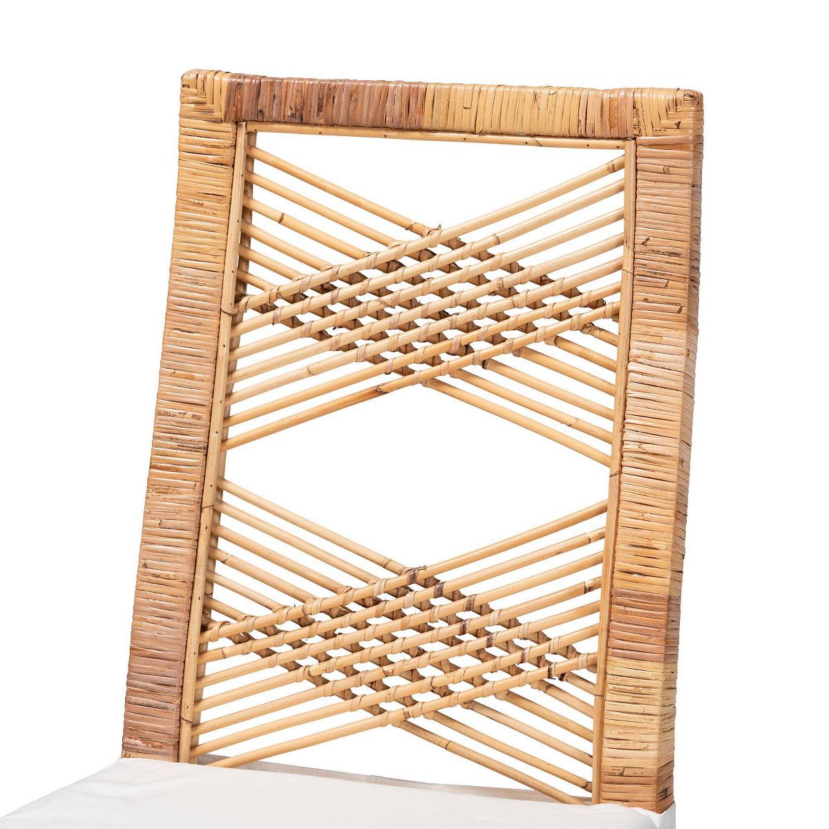 2pc Poltak Rattan Dining Chair Set Brown - bali & pari - thumbnail 6