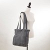 Saro Lifestyle Soft Cotton Quilted Tote Bag - 4 of 4
