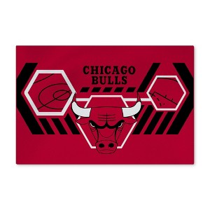 NBA Chicago Bulls Agile Washable Rug 20 x 32 Inches - 1 of 4
