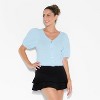 Women's Puff Short Sleeve V-Neck Cardigan - Wild Fable™ - 2 of 3