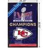 Trends International NFL Kansas City Chiefs - Super Bowl LVIII Team Logo Framed Wall Poster Prints - 3 of 4