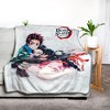 Just Funky Demon Slayer Tanjiro & Nezuko Fleece Throw Blanket | 45 x 60 Inches - 2 of 4