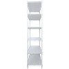 Vynxaria White Heavy Duty Utility Storage Shelves with Wheels - 6 Tier, 6000 lbs Capacity, 84"H x 48"L x 20"D - 3 of 4